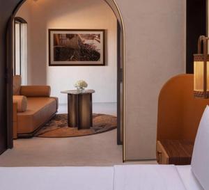 AJJ-GD291 Mobilier sur mesure directement de l'usine – Projet commercial haut de gamme – Ensemble de chambre d'hôtel <span class=keywords><strong>AlUla</strong></span> – Lit double - Product Image 6