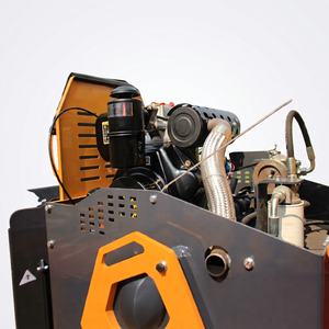   Mini Rodillo Vibratorio de 75KW con Motor Yanmar, Tambor Único, Amarillo, Fuerza Excitante de 30kN - Product Image 1