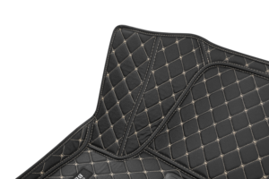 Alfombrillas de invierno XPE de cuero negro de excelente calidad hechas en fábrica para BYD Toyota Cars Sports Front Rear 5D PVC Car Mats - Product Image 3