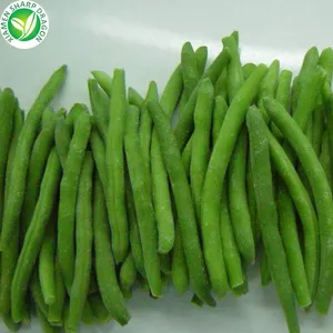 IQF frozen fresh stringless fine Chinese String pole baguio Pole southern green beans sliced whole cut blanching for freezing