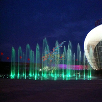 Fuente de Agua con Diseño Personalizado para Jardín Exterior, Fuente Musical, Espectáculo de Agua a Gran Escala para Grandes Eventos/Celebraciones