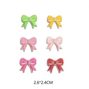 Self Adhesive Mini Cute Embroidery Colorful Flower Bowknot Patch for Diy Decoration - Product Image 3