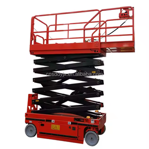 Гидравлический самоходный электрический ножничный подъемник с высотой подъема 10 м, платформой 1800x820 мм, грузоподъемностью 750 кг, для 2 человек - Product Image 5