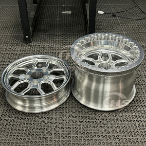 Rines Forjados Beadlock Pulidos para Carreras de Drag, Mustang GT, <span class=keywords><strong>Shelby</strong></span>, Camaro, Challenger, GTR, Supra R35 - Product Image 2