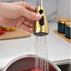 Смеситель кухонный из нержавеющей стали с латунным распылителем - Product Image 2