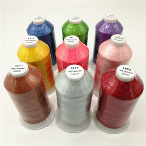 Süper yüksek mukavemetli 120D/2 5000 metre makine nakış ipliği 100% Polyester dikiş ipliği - Product Image 3