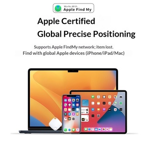 Zturn מאושר על ידי MFi עבור אפל, מכשיר איתור <span class=keywords><strong>GPS</strong></span> חכם ומקורי, תג איתור מיני Air Locator לארנק, מזוודות וחיות מחמד - Product Image 2