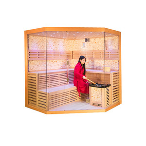Smartmak ห้องซาวน่าอบไอน้ำมีไฟ7สีสำหรับใช้ในครอบครัว - Product Image 4