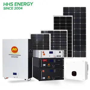 Sistema de potência híbrida solar vento 5kw 10kw 20kw 30kw sistema solar híbrido