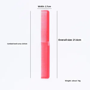 Peigne commun à Double extrémité <span class=keywords><strong>de</strong></span> type S étanche 20cm + double usage à dents fines pour les <span class=keywords><strong>cheveux</strong></span> longs des femmes peigne <span class=keywords><strong>de</strong></span> <span class=keywords><strong>coupe</strong></span> <span class=keywords><strong>de</strong></span> <span class=keywords><strong>cheveux</strong></span> domestique en gros - Product Image 2