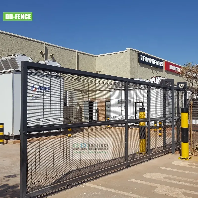 12 Years Direct Factory 1m-9m Opening Automatic Sliding Gate Double Track Industrial Gate