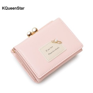 Neuankömmling Kleine Kurze Günstige Mini Nette Brieftasche Frauen Schlanke PU Leder Geldbörsen Geldbörse Für Frau Damen Mädchen Stilvolle Geldbörsen - Product Image 6