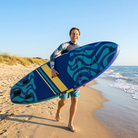 Planche de paddle gonflable personnalisable tout usage en PVC écologique pour la course, accessoire de SUP JADE pour 12,5 kg