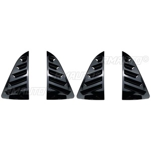 For VW Polo 6R 6C 2011-2017 Body Kit Rear <b>Window</b> Shutter <b>Cover</b> Trim Rear Quarter Panel <b>Window</b> Car Accessories - Product Image 6