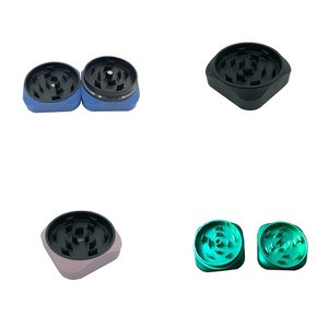 El logotipo del OEM renunciar de Metal útil Herb Grinder hecho a mano de tabaco en hoja de - Product Image 1