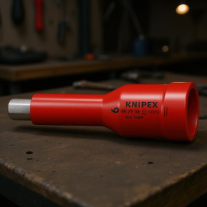 Knipex <b>Socket</b> Wrench 6mm 3/8 Inch Drive 1000V Insulated For Hexagon <b>Screws</b> - Product Image 3