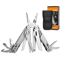 Johold Cadeau Autres outils à main Logo personnalisé EDC 21 en 1 Couteau à ciseaux Multi Tools Multitool Pince Gadgets pour homme