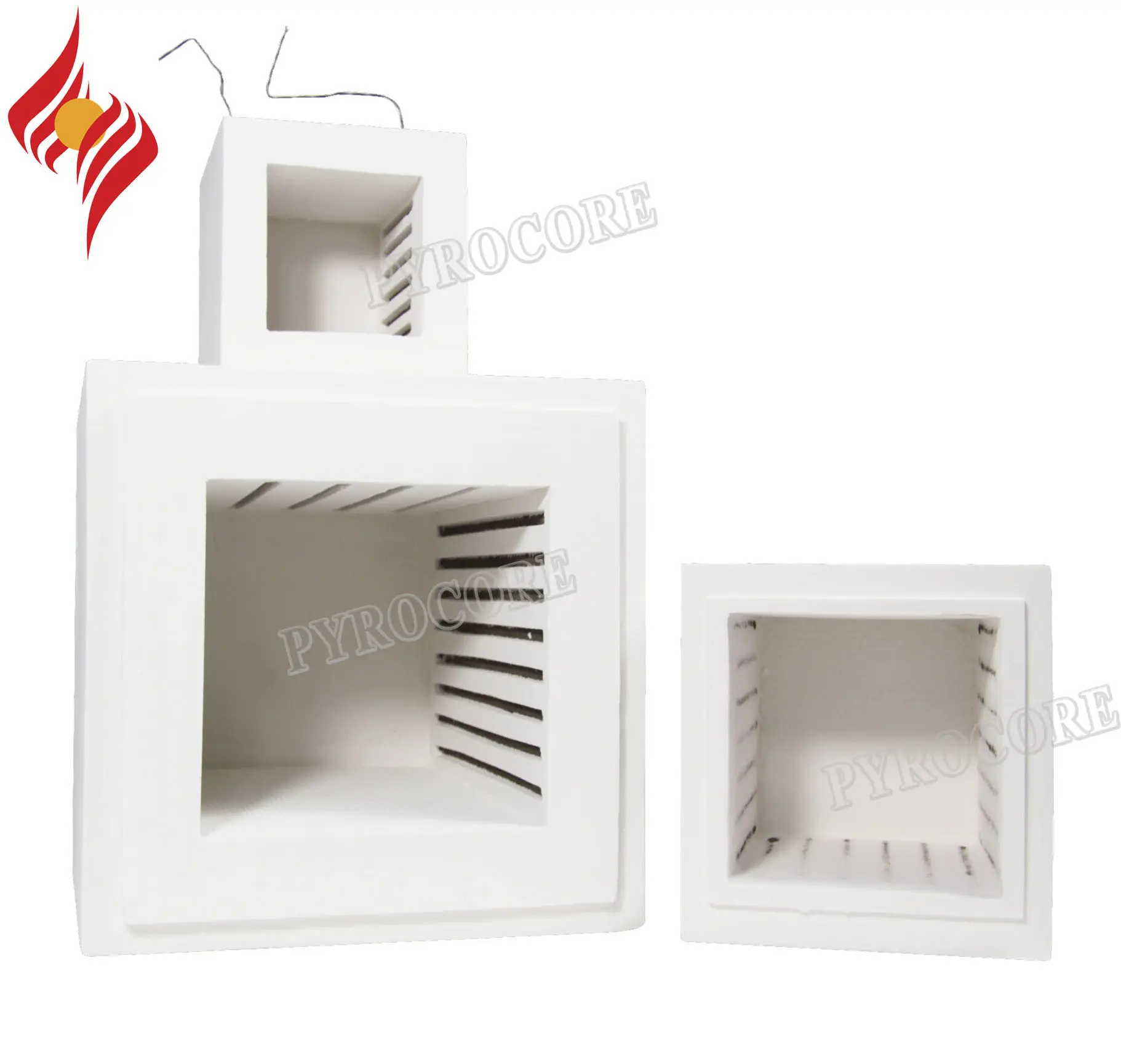 1000~1800C Ceramic Fibre Furnace Chamber Ceramic Chamber Heater Ceramic Muffle Oven for Furnace