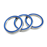 Bantalan Bola Alur Dalam Satu Baris Kecepatan Tinggi MH-P03 30.15 X 41 X 6.5mm 45/45 Derajat Tertutup Headset Sepeda Krom Restoran