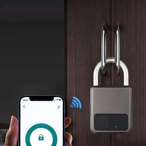 Candado de seguridad inteligente sin llave a prueba de agua, candado de huellas dactilares, candado de gimnasio, antirrobo, USB, Mimi, estampado de pulgar, candado de huellas dactilares - Product Image 5