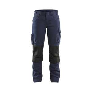 BLAKLADER - 719513308699D25 Women's Service <b>trousers</b> with <b>stretch</b> Dark navy/<b>Black</b> - EAN 7330509647066 <b>WORK</b> <b>TROUSERS</b> - Product Image 1