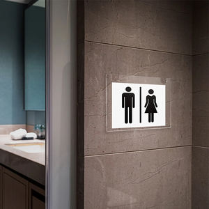 Usine personnalisée 11*8.5 acrylique signe titulaire en plastique transparent PMMA pour montage mural affiche présentoir ou étui d'étagère - Product Image 3