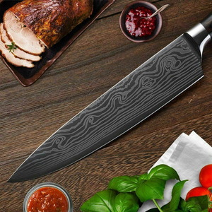 Couteau de chef professionnel en acier Damas forgé sur mesure avec manche pleine longueur, en vente en ligne - Product Image 6