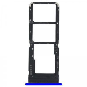Bandeja para Tarjetas SIM y Micro SD para Carcasas de Teléfono Móvil VIVO Y33S AZUL OSCURO - Product Image 1