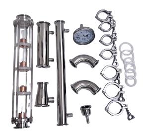 TOWIN Precio de Fábrica Accesorios para Equipos de Destilación: Conector en T de Cobre y Codo para Condensador, para Destilador Doméstico - Product Image 1