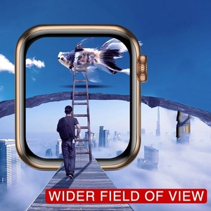 Protecteur d'écran en verre flexible à couverture complète 3D de qualité supérieure pour <span class=keywords><strong>Apple</strong></span> <span class=keywords><strong>Watch</strong></span> Series 7 41mm 45mm - Product Image 5