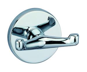 Crochet mural simple en alliage de zinc chromé moderne pour salle de bain et hôtel - Product Image 2