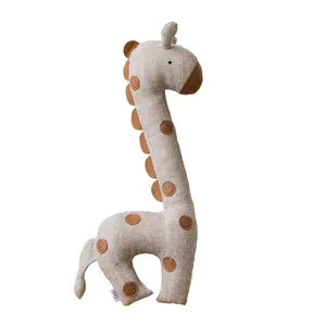 CE/ASTM 2024 Hot Selling Plush Toy Giraffe Pillow For Children Customized Stuffed Animals Toys Plushie Rppm Decoration