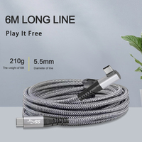 Cable USB Tipo C a Tipo-C en Ángulo de 90 Grados, Cable de Enlace VR, Carga Rápida de 3A y Alta Velocidad de 5GBPS, USB 3.2 GEN1, Venta al Por Mayor de Fábrica