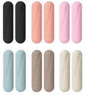 Sansd Haltères de Pilates en silicone pour femmes, Kit d'accessoires de fitness et de yoga
