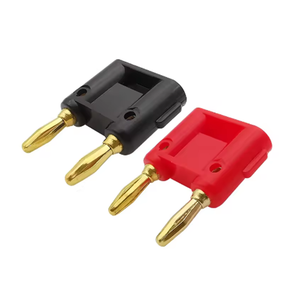 Cable de Prueba para Altavoz de Audio Integrado de Doble Fila con Conector Banana Doble de 4 mm Chapado en Oro, Sin Soldadura - Product Image 2