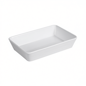 Cazuela Rectangular de Cerámica Blanca de 9x13 Pulgadas para Horno - Product Image 2