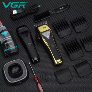 Cortadora de Pelo Profesional para Hombres <span class=keywords><strong>VGR</strong></span> V-015 con Cuchilla DLC y <span class=keywords><strong>Motor</strong></span> Vector de 9000RPM Recargable para Barbero - Product Image 3
