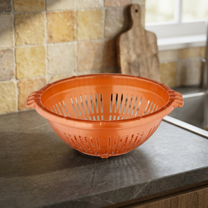 CATEEM MRD445-TK Copper-Colored <b>Plastic</b> <b>Kitchen</b> Sink Basket Strainer Stand Eco-Friendly Dishwasher Safe Vegetable Washing Home - Product Image 2
