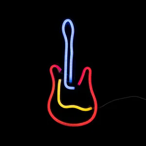 Personalizado LED Neon Sign Letters Light para LED Business guitarra Logo Shop Bar Decoração