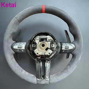 Marque jaune Fluffy Suede Full Alcantara F01 F06 F10 F11 F15 F20 F21 F22 F30 F31 F32 F36 F80 F82 M3 M4 <span class=keywords><strong>M5</strong></span> Volant pour BMW - Product Image 6