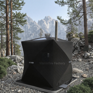 Moderna Estufa de Sauna de Madera Sólida de Cedro Rojo de 6KW con Chimenea Acrílica de Alta Calidad y Función de Vapor Seco para Villas - Product Image 6