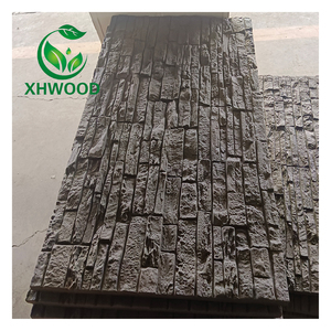 Pelapis Veneer kulit batu PU imitasi/buatan kualitas tinggi Panel dinding batu busa PU - Product Image 1