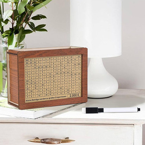 Hucha personalizada <span class=keywords><strong>de</strong></span> alta calidad, pegatina <span class=keywords><strong>de</strong></span> madera con número <span class=keywords><strong>de</strong></span> Euro, <span class=keywords><strong>caja</strong></span> <span class=keywords><strong>de</strong></span> <span class=keywords><strong>ahorro</strong></span>, regalos novedosos, decoración del hogar, <span class=keywords><strong>caja</strong></span> <span class=keywords><strong>de</strong></span> dinero - Product Image 3