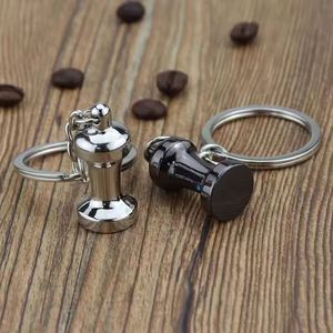 Wholesale Mini 3D Keychain Creative Spoon/<b>Cup</b>/Pot Pendant Metal Coffee Series Tool Charm Custom Home Decoration Anniversary - Product Image 4