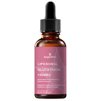 Aeglewell OEM Gouttes Liquides de Glutathion Liposomal, Complément de Glutathion en Gouttes, Gouttes de L-Glutathion pour la Détoxification du Foie