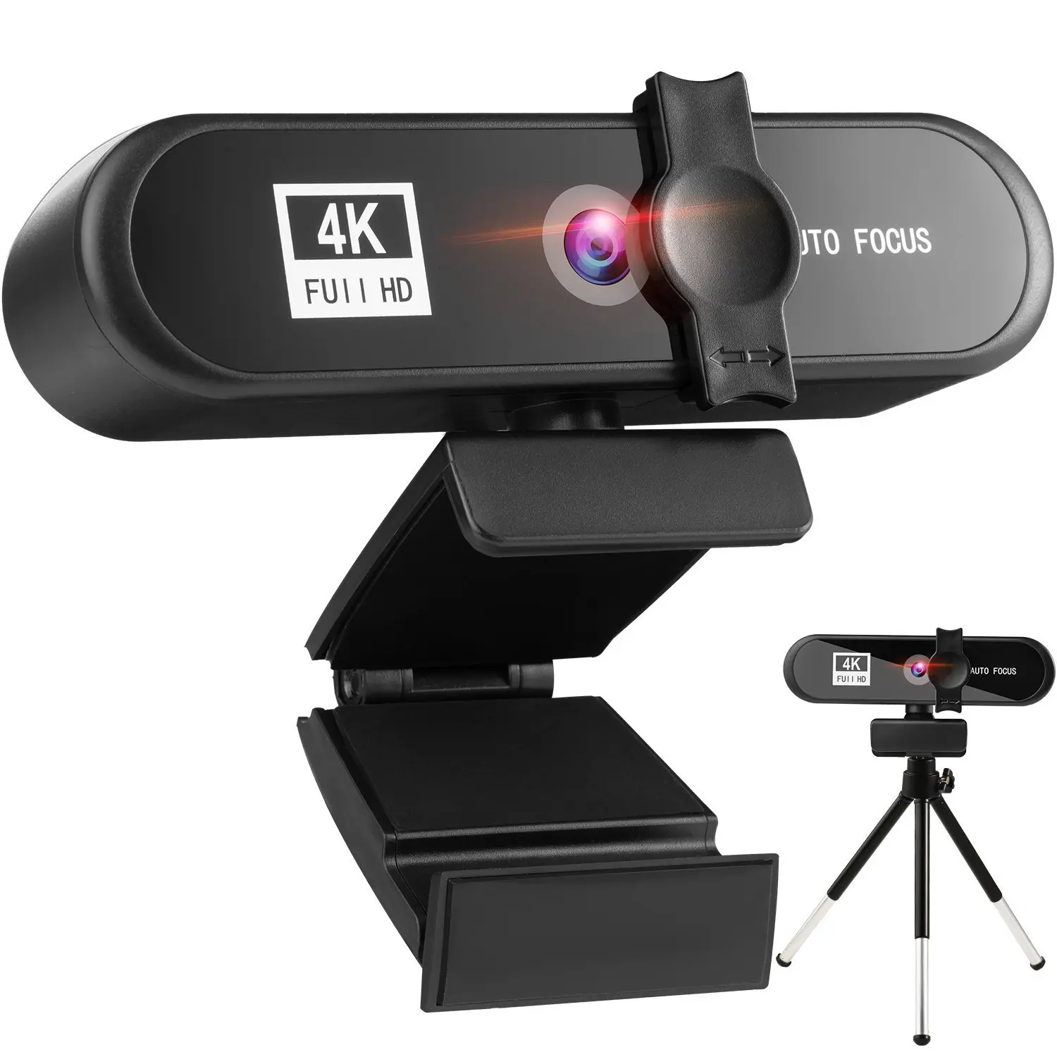 2021 Vendita calda 4K Webcam full HD Webcam usb web camera di assorbimento del suono di riduzione del rumore