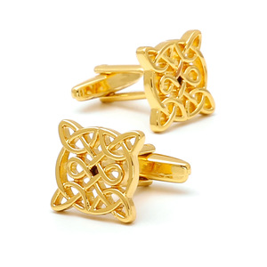 Mancuernillas Vintage para Boda, de Cobre Dorado, para Camisa, para Hombre, Gran Venta - Product Image 1