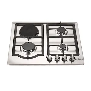 wholesale custom inoor home combi stove manufacturer wholesale price home 4 burners kitchen electric gashob gas stove cooktops