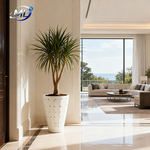 ML-FRPF-014 Macetero Decorativo Grande de Fibra de Vidrio para Balcón de Hotel Moderno, Florero para Uso en Centros Comerciales - Product Image 5