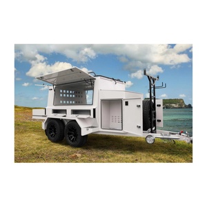 HERUI Tradesman Waterproof Work Tool <b>Cargo</b> Utility <b>Trailers</b> 3 Unit Payload Customized Size Shandong Made Transport Storage - Product Image 1